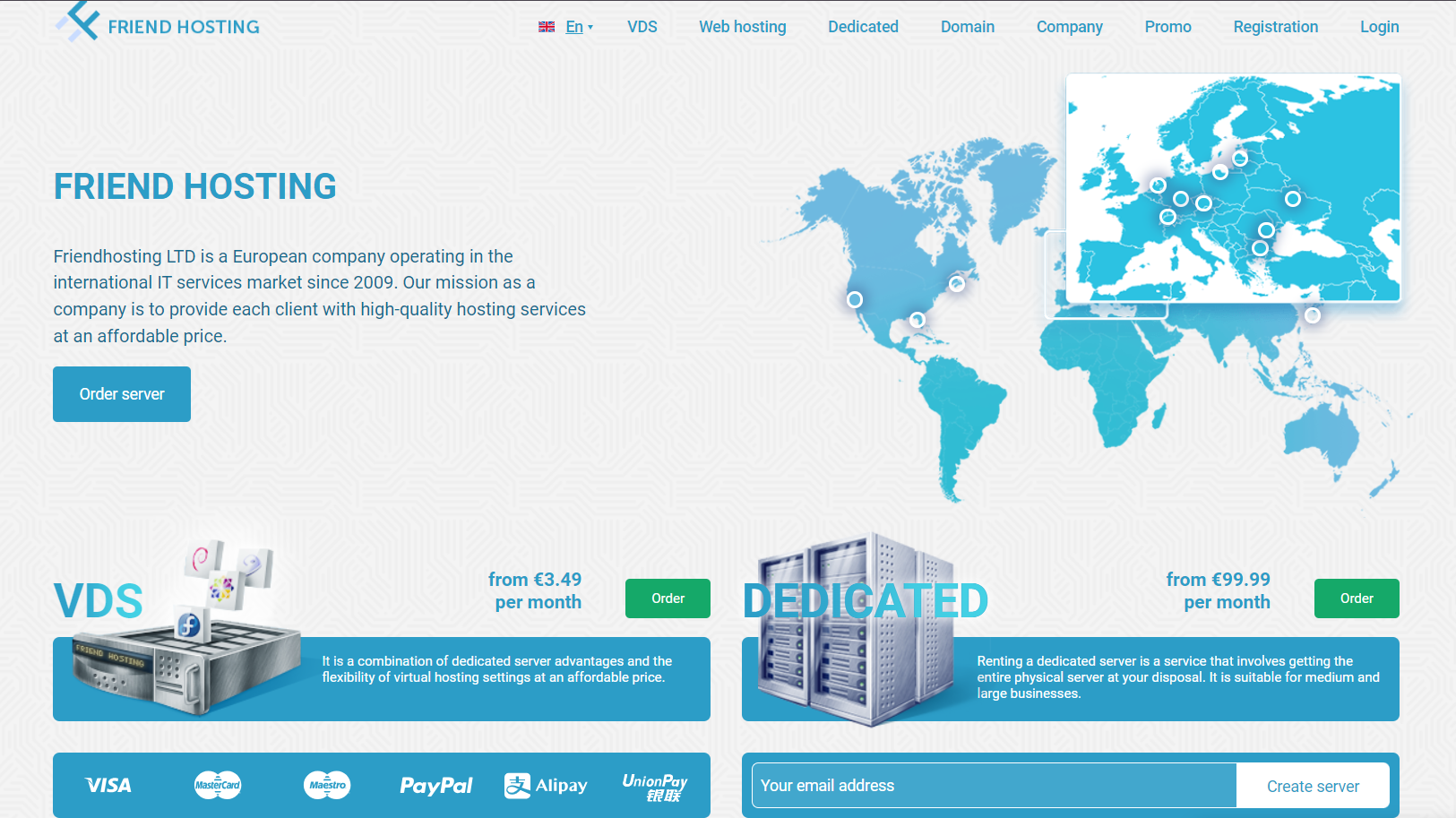 FriendHosting mã giảm giá 10% cho máy chủ chuyên dụng