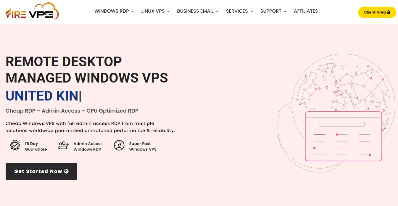 FireVPS – Khuyến Mãi Giảm 50% Cho Dedicated Windows RDP