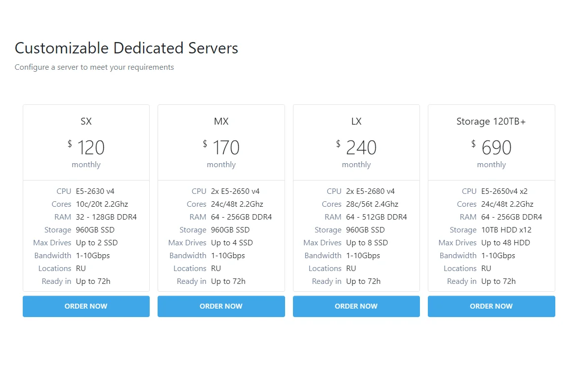 Veesp Coupon 66% OFF gói 120TB Storage Dedicated Servers