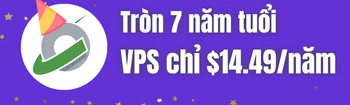 CloundCone sinh nhật 7 năm: VPS $14.49/năm